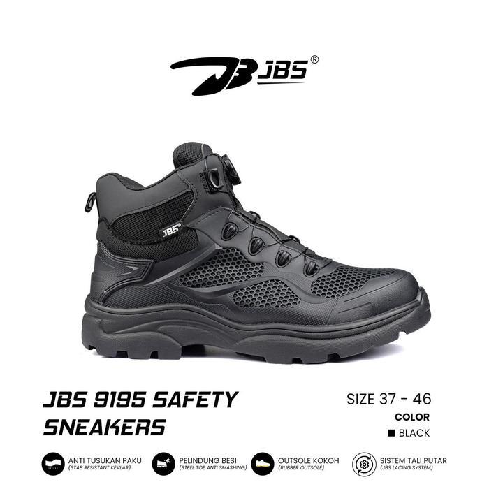 Sepatu Safety Outdoor Tactical Tali putar / Sepatu JBS 9195 Safety Sneakers Tali Putar / Safety