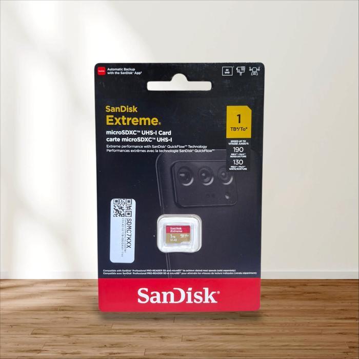 MICRO SD 1TB SANDISK EXTREME 190 MB/S ORIGINAL 1 TB SDXC CARD MEMORY ORI