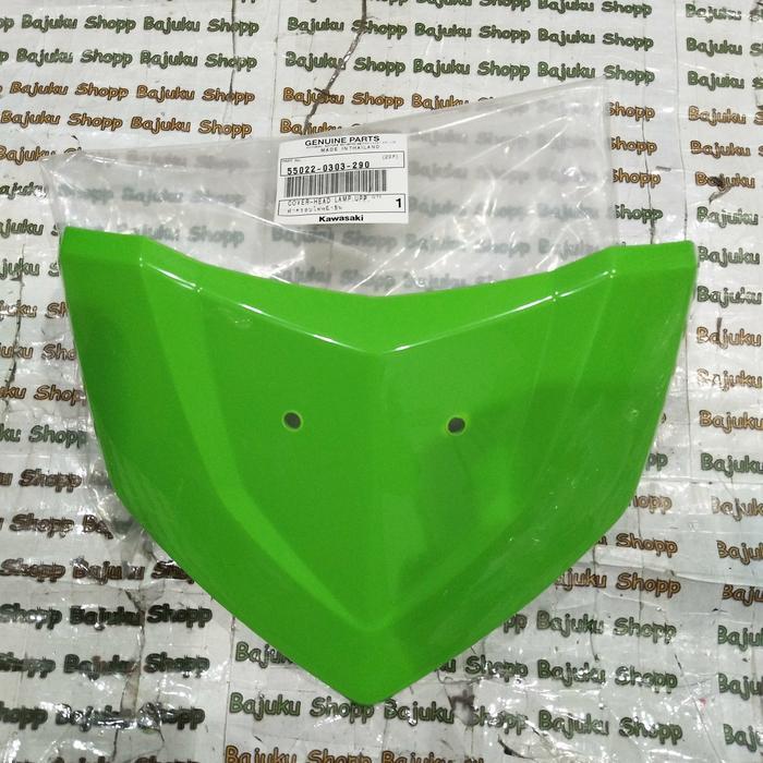 Batok Lampu Bagian Atas Ksr110 Ksr 110 Hijau Original Kawasaki