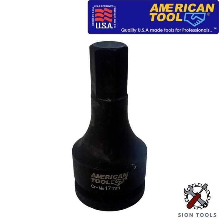 AMERICAN TOOL IMPACT HEX BIT SOCKET 3/4" DR 30 MM / MATA SOK IMPACT L
