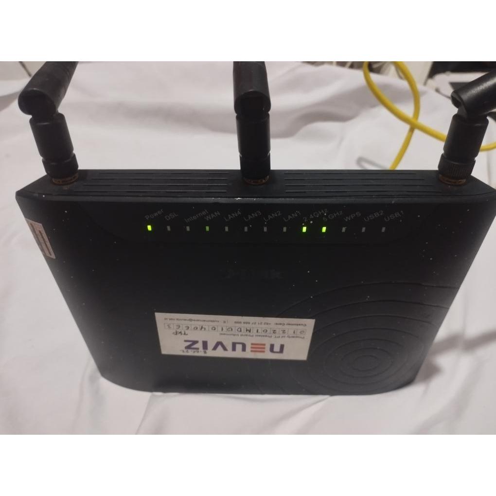 D-Link DSL -2877AL Dual-band wireless modem router 2.4ghz 5ghz