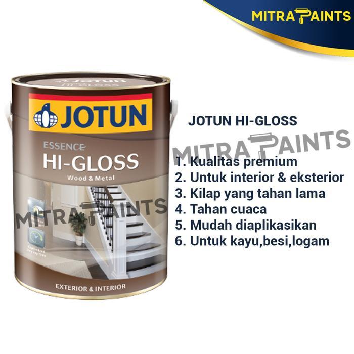 Jotun Hi Gloss Cat Kayu Cat Besi 0,9 Liter 1 Kg / Cat Minyak Jotun / Warna Coklat Glossy Co