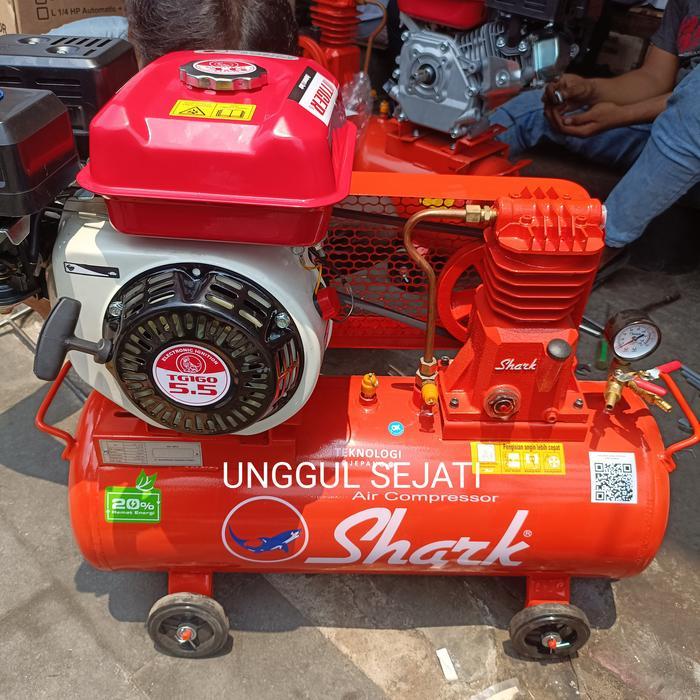 Kompresor Shark 1/4 hp. Unloading. Kompresor angin - Honda 5.5pk