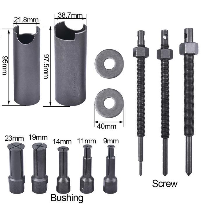 Treker Bearing Puller Set 8 Pcs CVT Treker Lepas Pembuka Bearing Laher Tutup CVT Treker Bearing