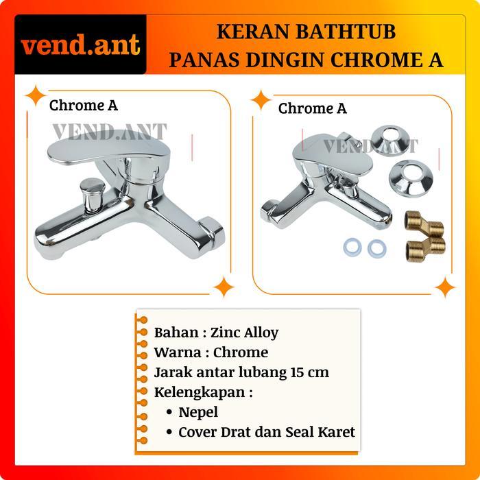 Toto - Keran Mixer Panas Dingin Kran Bathtub Shower Kamar Mandi