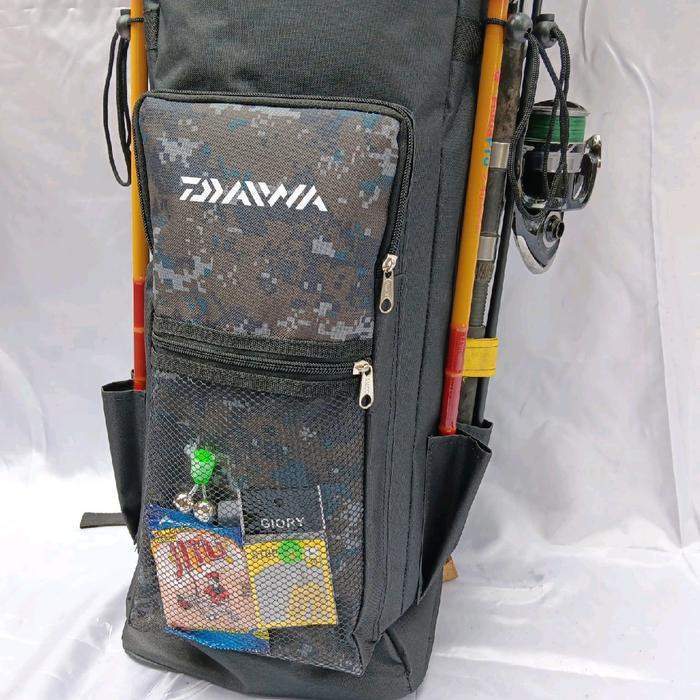 Tas Pancing Jumbo Daiwa Ransel Kotak Big Size Cordura Waterproof 100Cm Buat Joran Tegek Joran Reel