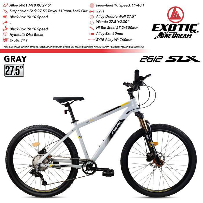 SEPEDA GUNUNG MTB 27.5 INCH PACIFIC VIGILON 4.1 / VIGILON 4.2 ALLOY / EXOTIC 2612 SLX REM HYDRAULIC 