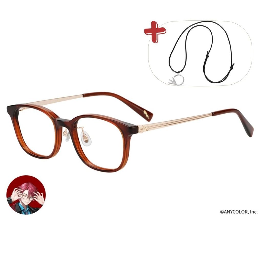 [PO] Zoff x NIJISANJI Lauren Iroas Glasses - Kacamata Eksklusif dengan Ring Necklace POTJ [WAJIB TAN