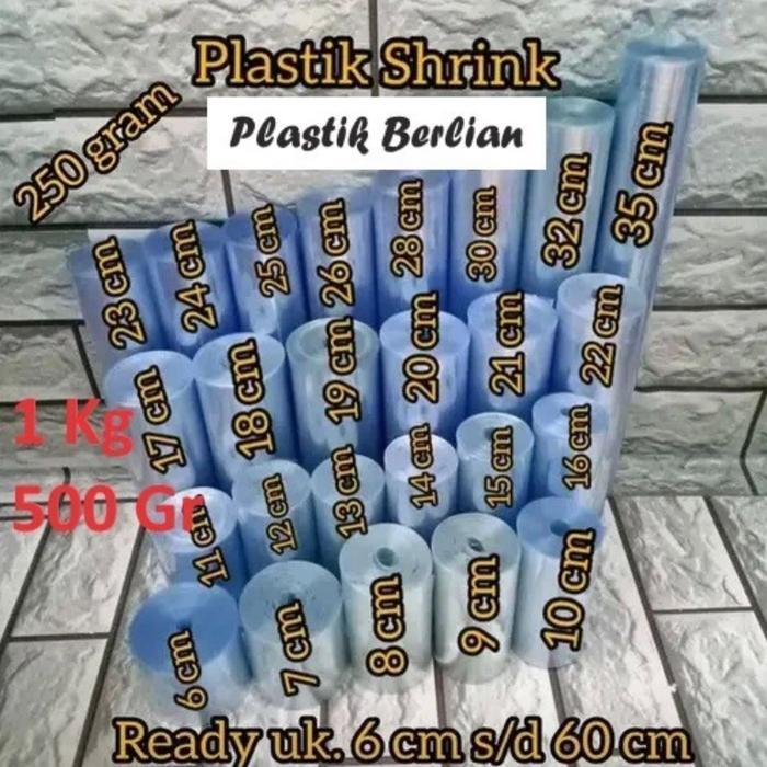 Plastik shrink segel / Plastik parcel / Pvc shrink / Plastik segel 250 GRAM