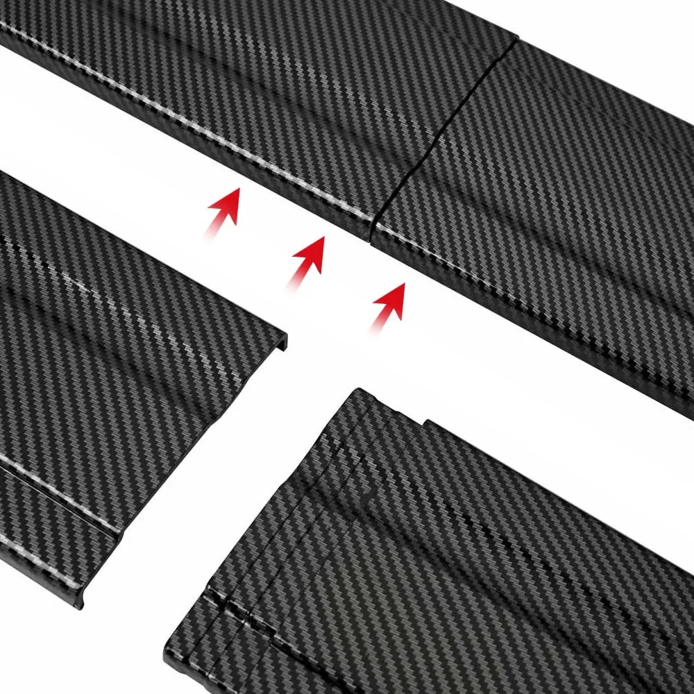 FOR Mercedes Benz AMG C43 S206 W211 W212 W213 2M Car Side Skirt Extension Plate Lip Separator Bumper
