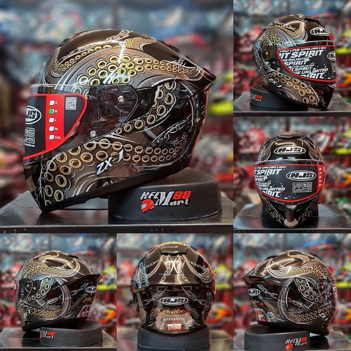 TERLARIS NJS ZX-1 Helm Full Face - Helm NJS ZX1 READY STOCK