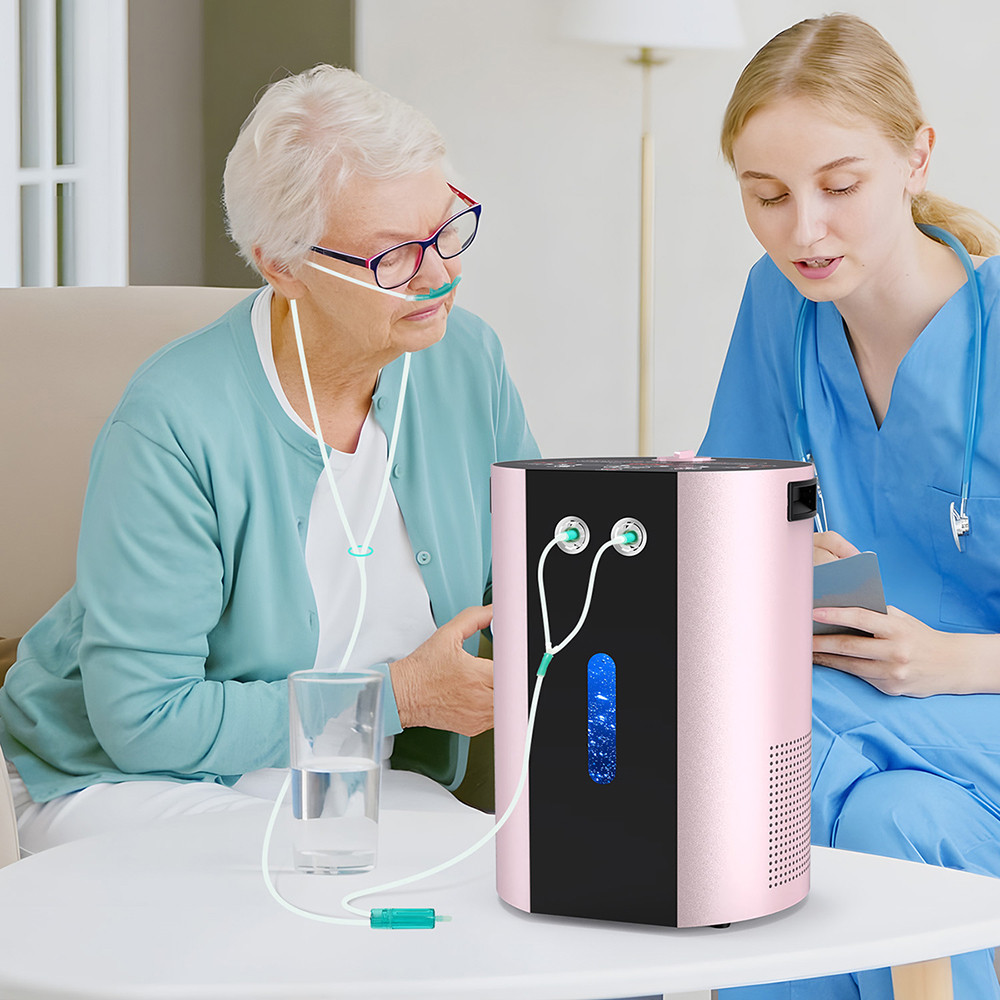 Suyzeko 900ML Hydrogen&Oxygen Therapy Device Dual Hydrogen Water Generator H2 Inhalation Machine
