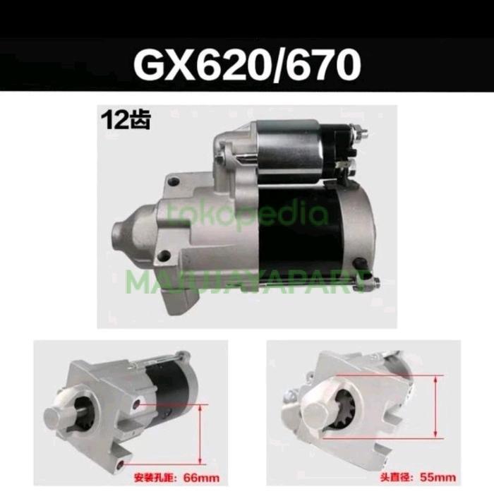 DINAMO STARTER GENSET LONCIN LC12000 2 CYLINDER PASSSS