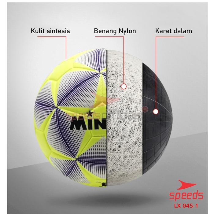 Bola Futsal Bola Kaki Football Original Speeds Minsa Import 045-01