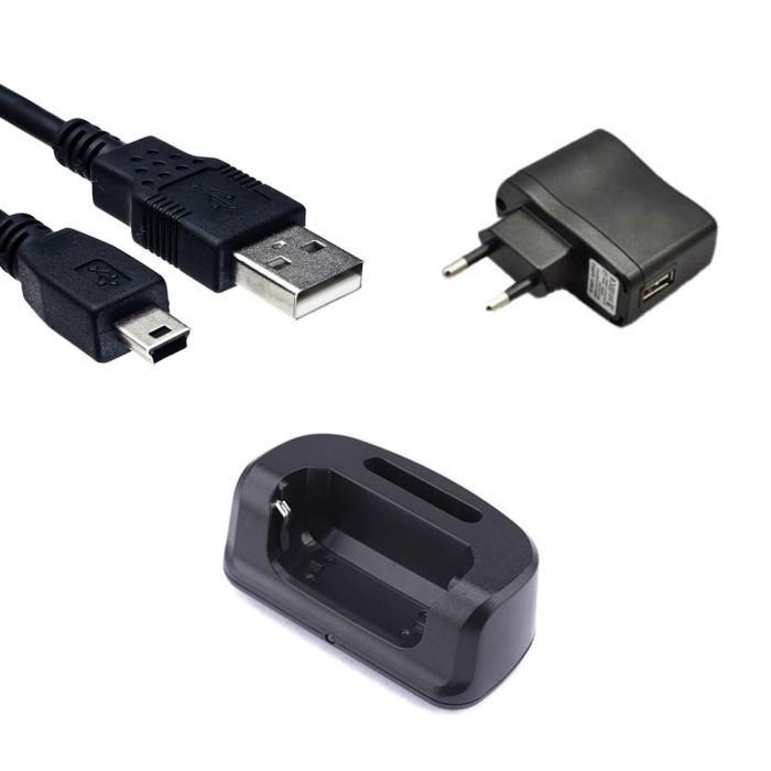 Bundling Charger WLN KD-C1 KD-C1Plus Adaptor Kabel Mini USB KDC1 C1 Plus Cajer