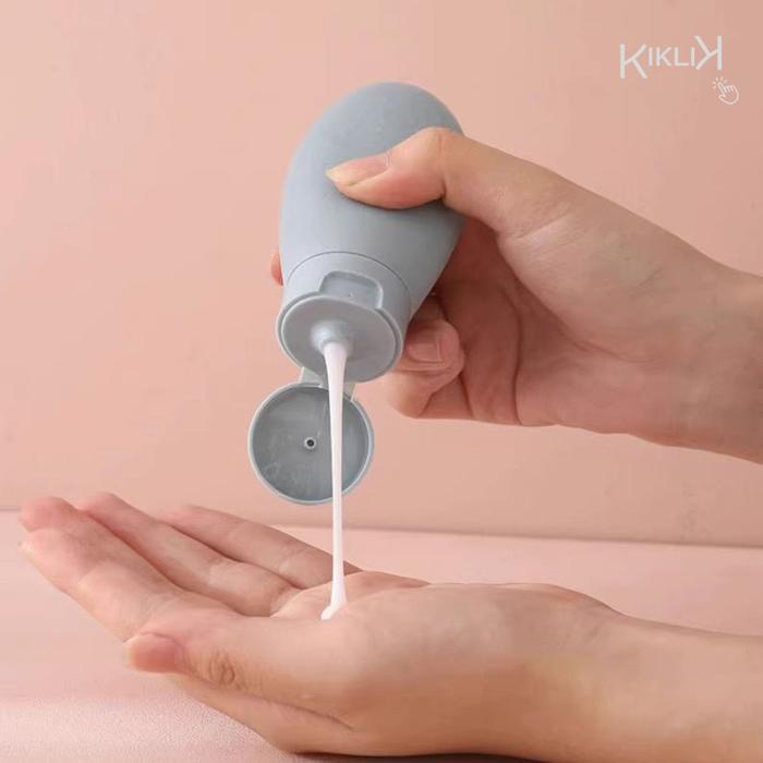 [KIKLIK] Wadah Sabun Portable Pouch Pencet Kecil Plastik Botol Isi Ulang