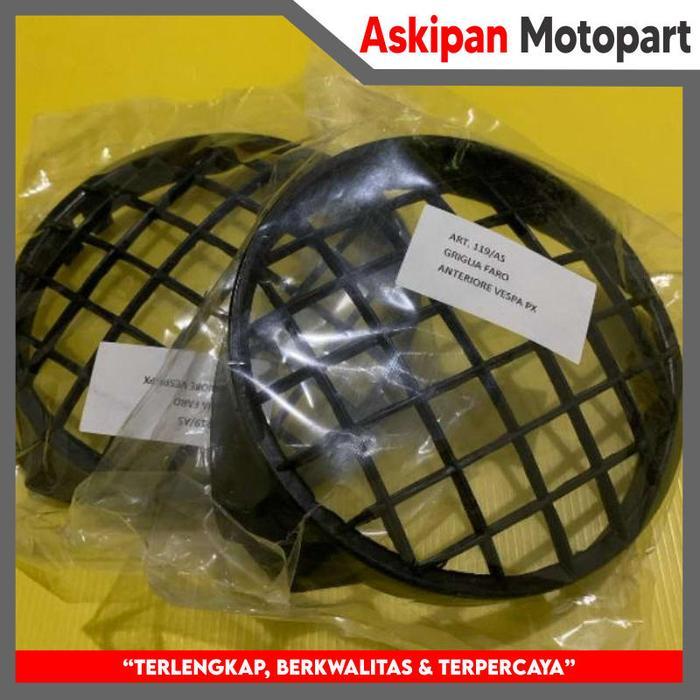 Grill Headlamp vespa New px Lml import plastik elastis Grill Headlamp New px Lml atau px MK