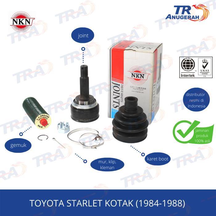 Cv Joint/As Roda Luar, Dalam Nkn Toyota Starlet Kotak