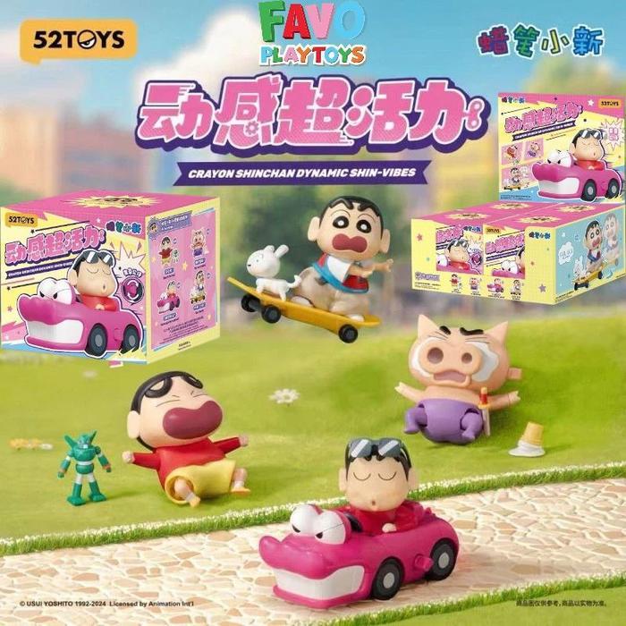 52TOYS Crayon ShinChan Dynamic V2 Shin-Vibes Series Shin-chan Figure