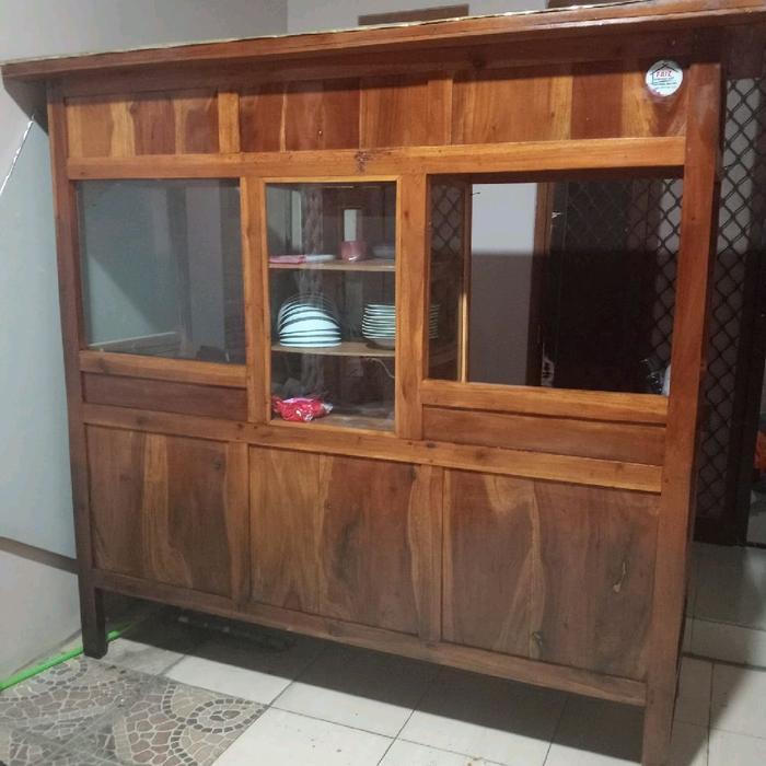 Gerobak soto bakso kayu kokoh baguss