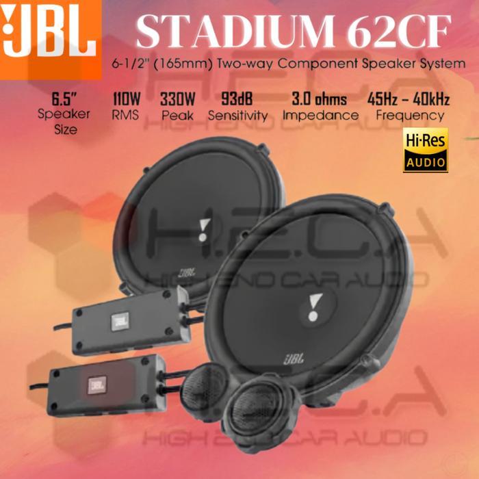 Ready JBL STADIUM 62CF Speaker Split 6.5" inch 2-Way Pintu Component Set