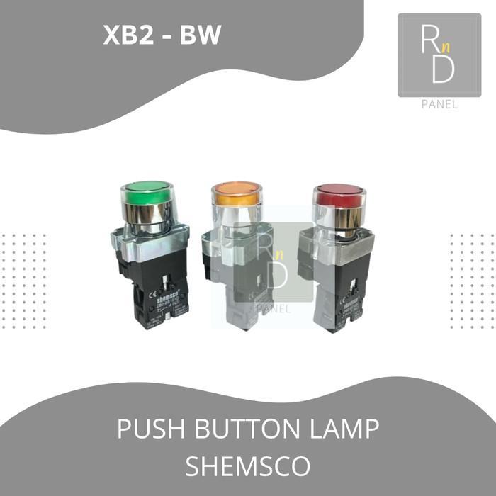 [] PUSH BUTTON LAMP GREEN 220V XB2-BW3361 / XB2 BW3361 24 VDC 1 NC 22MM