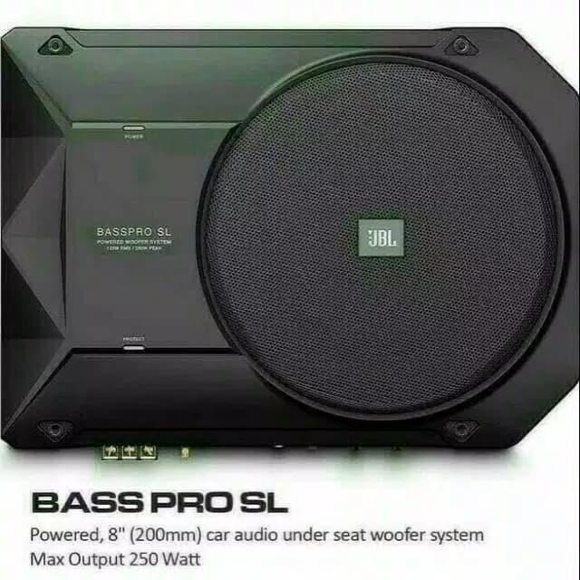 JBL Basspro SL 8"+RBC remot controller subwoofer kolong