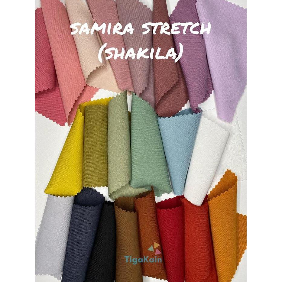 1 Meter Kain Samira Stretch/ Shakila