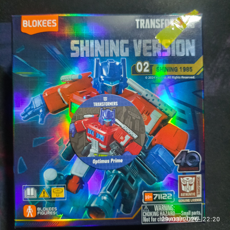 Figure Shining Version 02 1985 Optimus Prime