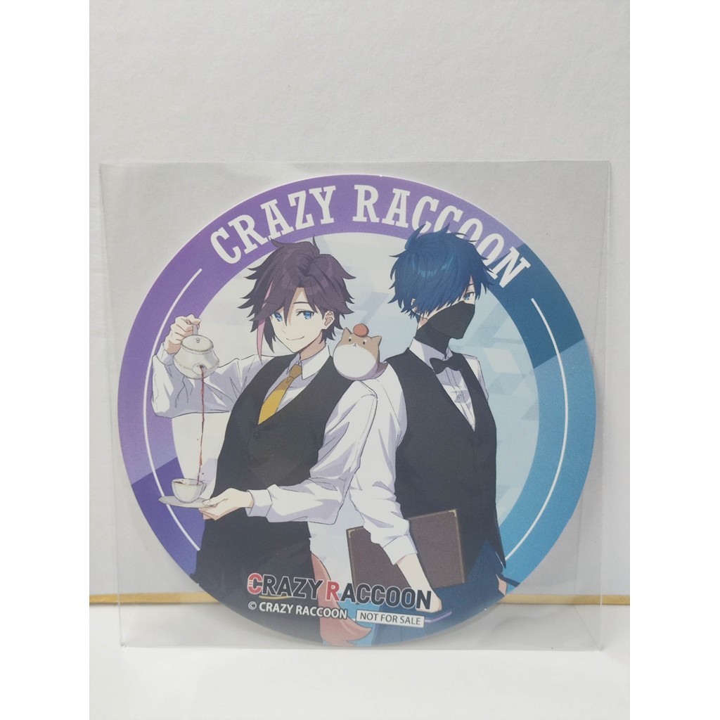 Coaster Crazy Racoon Arisaka Vanila Original Japan
