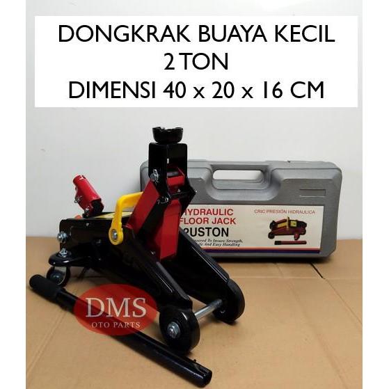 Dongkrak Buaya 2 Ton Kecil Dimensi 40X20X16 Cm