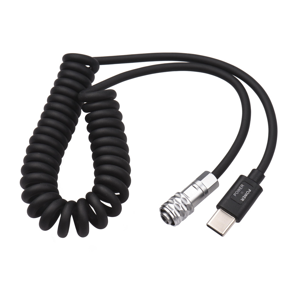 Andoer Pengganti Kabel Daya USB-C untuk Kamera Bioskop Saku Blackmagic BMPCC 4K/6K Ke Kabel Pegas US