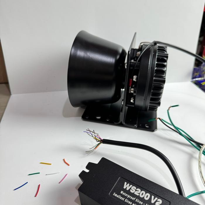 WS200 Waterproof siren switch 200 watt sirine motor alternatif wpa wpm