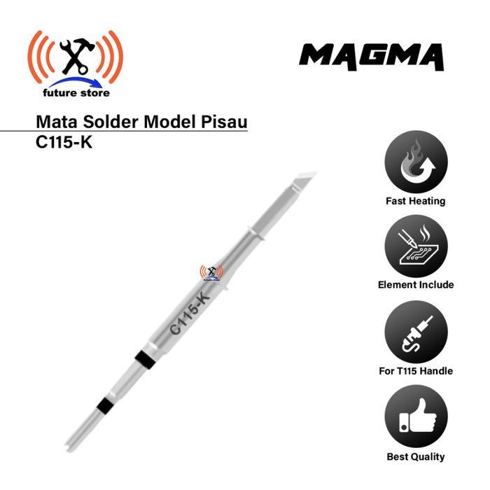 Magma C115-K Mata Solder Pisau - Mata Solder Model Pisau - Mata Solder Soldering Presisi Cocok