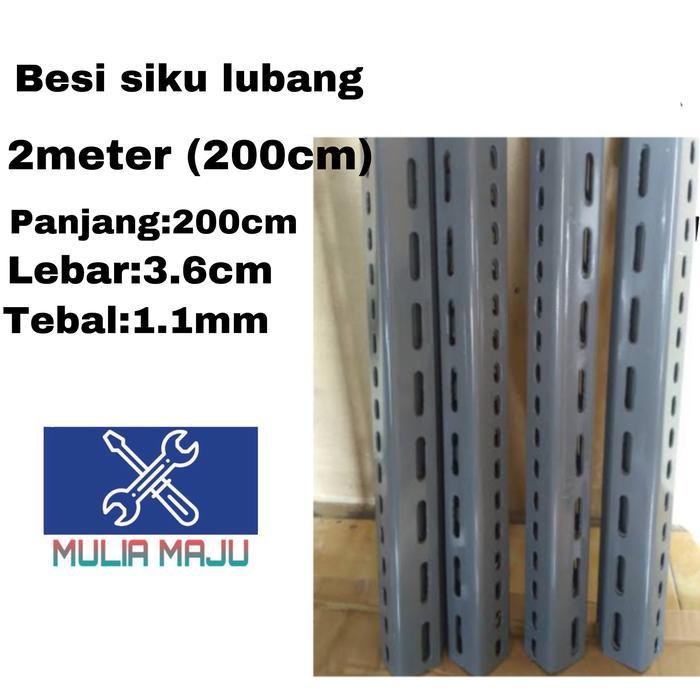 JTTOP BESI SIKU LUBANG 200CM( 2METER)