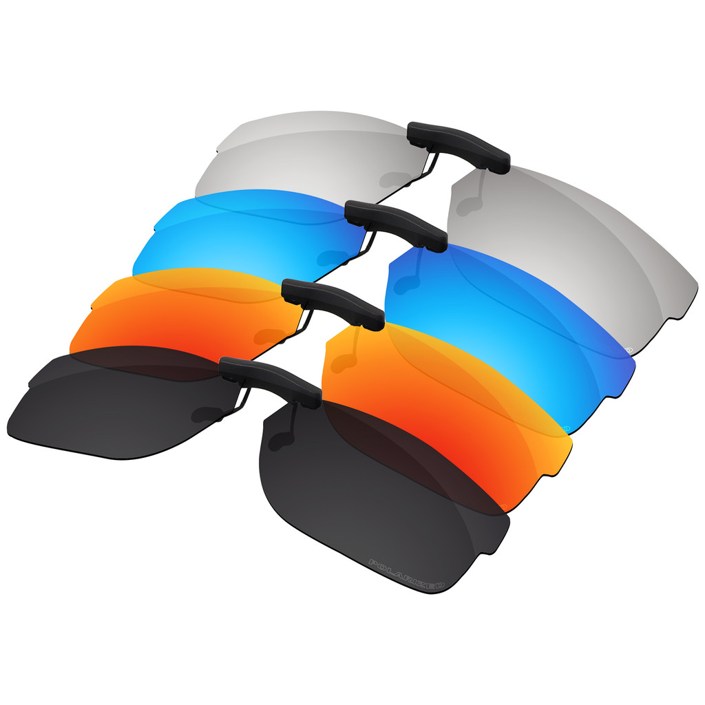 ELuxonsight Polarized Clip-on Sunglasses Clip onto Eyeglasses for Oakley Socket 5.5 OX3218-54