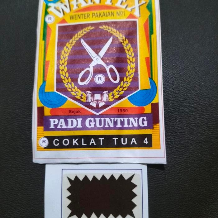 "New" Pewarna Pakaian Wantex Hitam padi gunting permanen Stationery