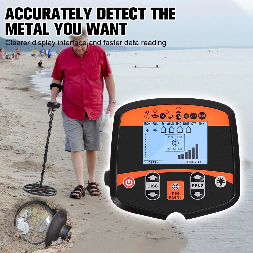 Professional Underground Metal Detector TX-960 Gold Scanner Search Finder Gold Detector with 13"
