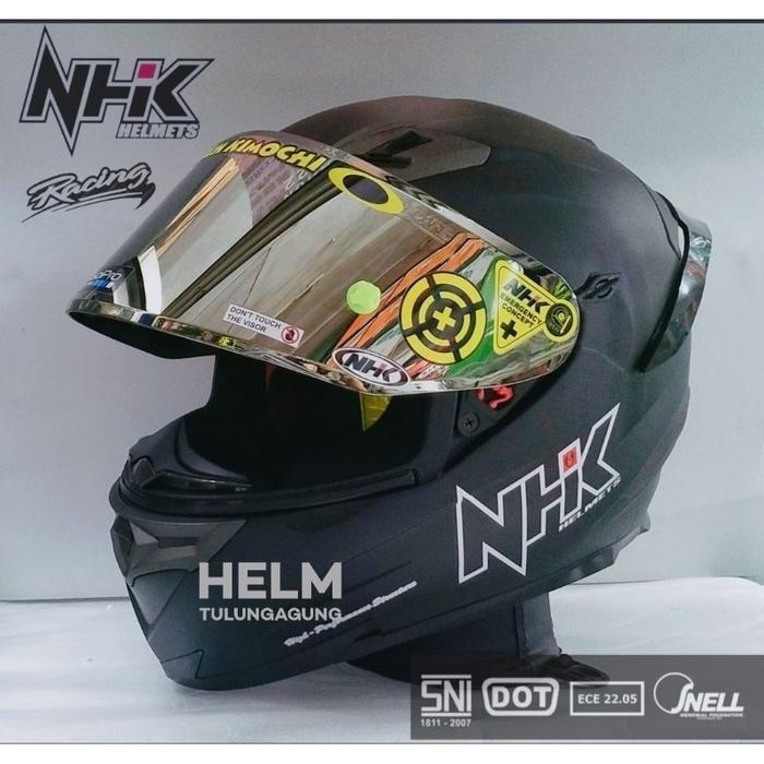 Nhk Helm Rx9 Solid White Paket Ganteng