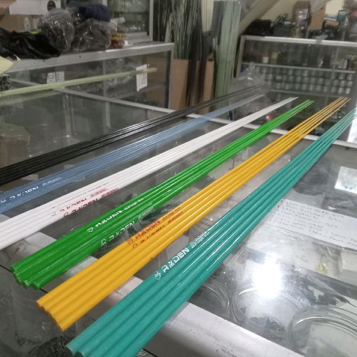 Stick Fiber joran pancing 90cm padat kaku untuk bahan joran Timbang/Ningnong stik piber raden