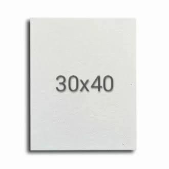 kanvas lukis bingkai kayu 30X40cm.