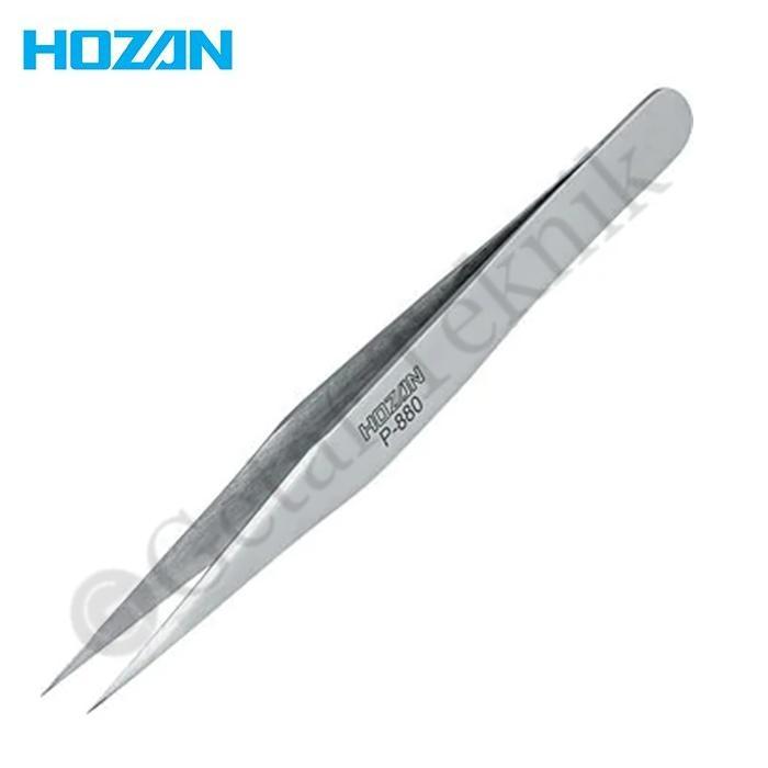 Sale Pinset Stainless Steel Tweezers Hozan P-880