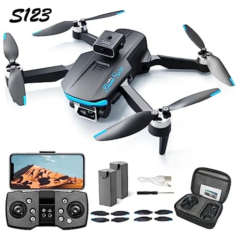 FLASH SALE    S132 Brushless Remote Control Drone Optical Flow Positioning and Obstacle Avoidance HD