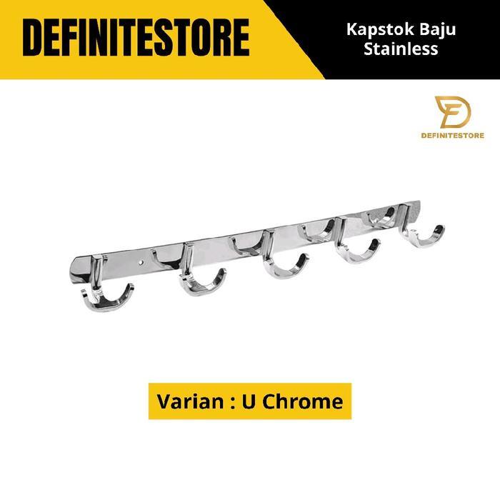 Gantungan Baju Kamar Mandi Stainless Gantungan Baju Dinding Stainless Kapstok Rak Gantungan Baju