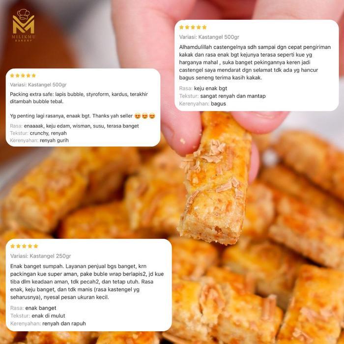 Kastengel Keju Edam Wisman Premium Renyah, Gurih, Wangi Butter