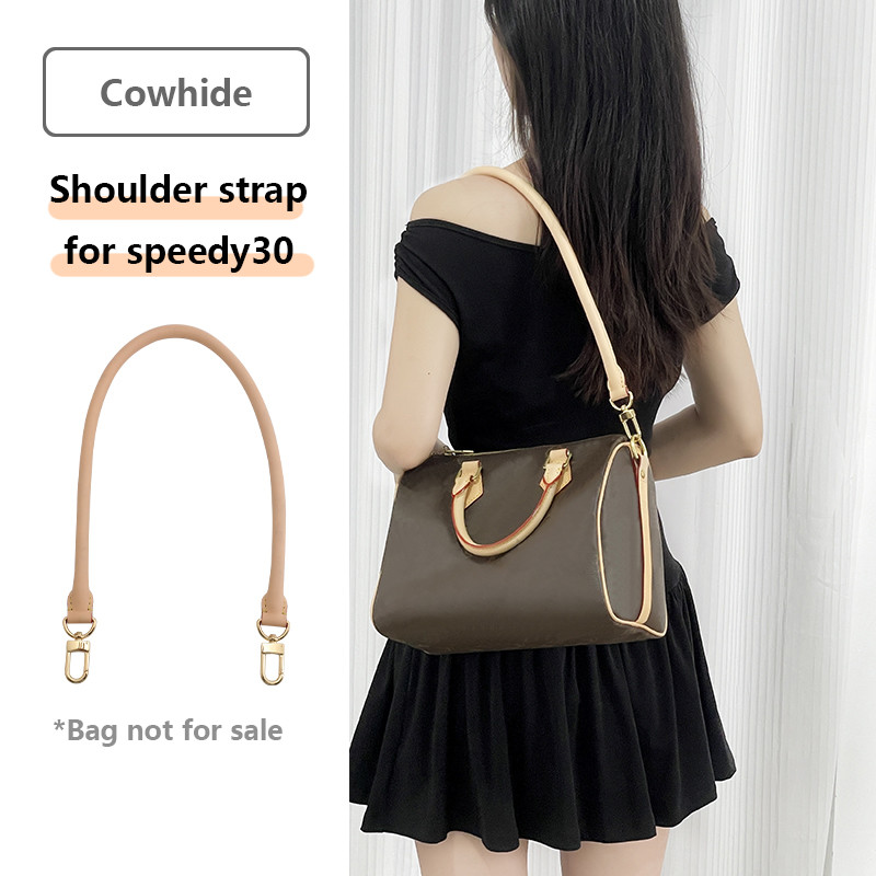Shoulder Strap For Lv Speedy30 25 Bagcowhide Bag Strap Bag Vegetable Tanned Leather Belt Underarm