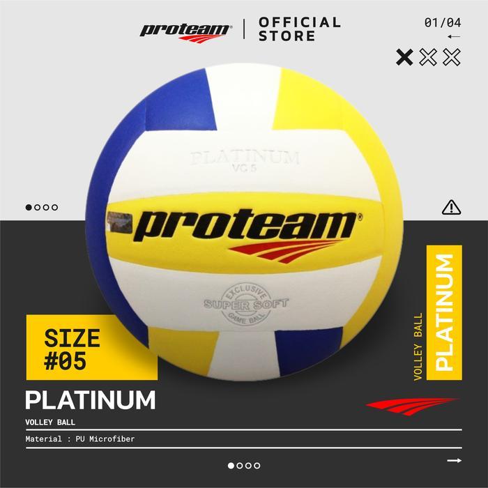 DISKON Bola Voli Volley B Platinum Blue-Yellow Bahan PU Japan rofiber Size 5 READY STOCK