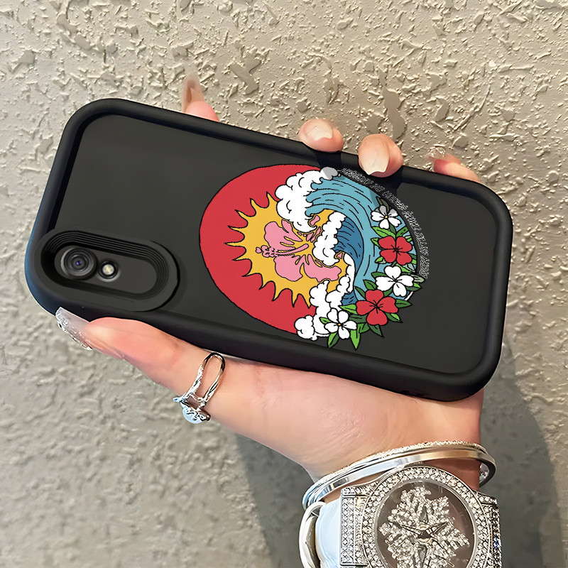 Casing Hp Untuk Xiaomi Redmi 9A Redmi 9i Redmi 9T Redmi 9 Power Case Casing pola gelombang Cesing HP