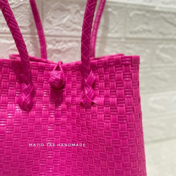 Include Aksesoris Tas Wanita Pink Fanta Original Majid Tas Handmade tote totebag