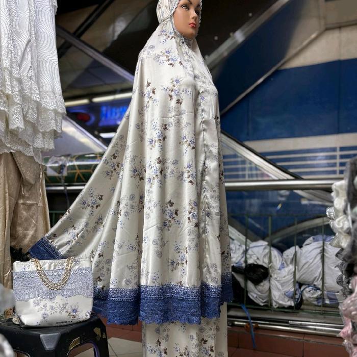 mukena/ mukena dewasa sutra vanel premium 2in1